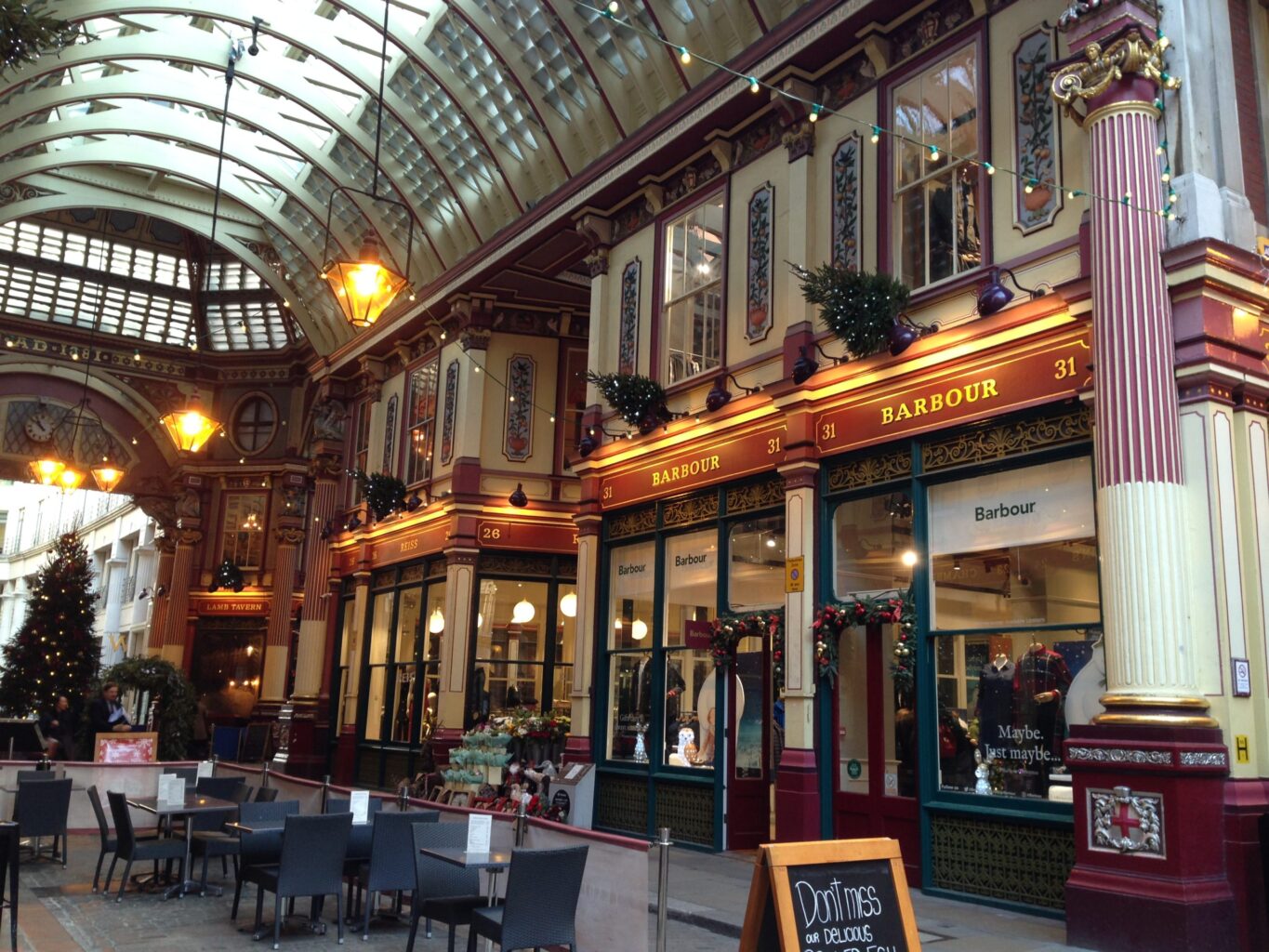 Leadenhall Market, a.k.a. Diagon Alley